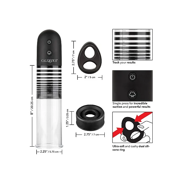 Rechargeable Ez Pump Kit - Zwart van het merk Optimum Series - Penispompen - online bestellen bij Masculum.nl. De discrete online seks-toys en erotisch heren ondergoed winkel voor gay & hetero mannen.