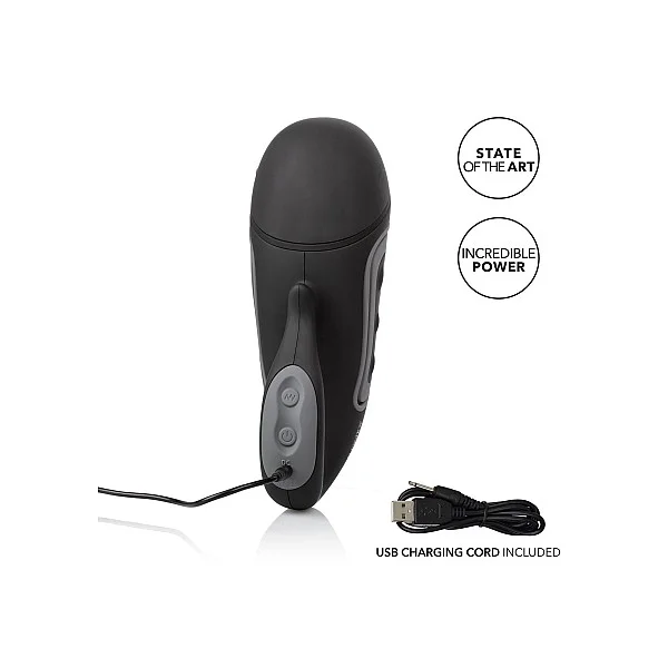Rechargeable Grip-N-Stroke - Zwart van het merk Optimum Series - Kunst Vagina - online kopen bij Masculum.nl. De discrete online seks-toys en erotisch heren ondergoed winkel voor gay & hetero mannen.
