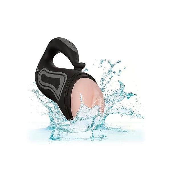 Rechargeable Grip-N-Stroke - Zwart van het merk Optimum Series - Kunst Vagina - online kopen bij Masculum.nl. De discrete online seks-toys en erotisch heren ondergoed winkel voor gay & hetero mannen.
