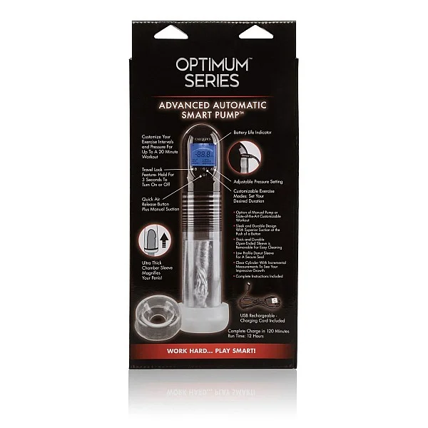 Advanced Automatic Smart Pump - Transparant van het merk Optimum Series - Penispompen - online bestellen bij Masculum.nl. De discrete online seks-toys en erotisch heren ondergoed winkel voor gay & hetero mannen.
