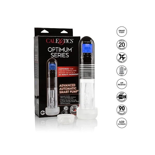 Advanced Automatic Smart Pump - Transparant van het merk Optimum Series - Penispompen - online bestellen bij Masculum.nl. De discrete online seks-toys en erotisch heren ondergoed winkel voor gay & hetero mannen.