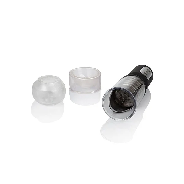 Get Hard Head Pump Set - Transparant van het merk Optimum Series - Penispompen - online bestellen bij Masculum.nl. De discrete online seks-toys en erotisch heren ondergoed winkel voor gay & hetero mannen.