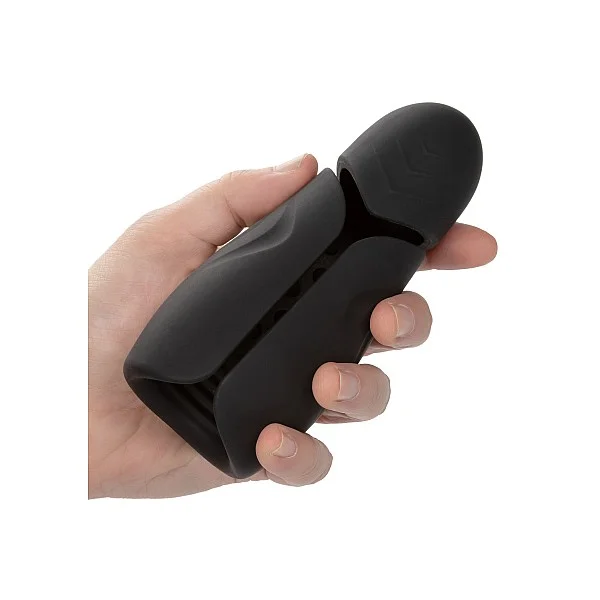 Elite Pro Stroker - Zwart van het merk Optimum Power - Sleeve Masturbators - online kopen bij Masculum.nl. De discrete online seks-toys en erotisch heren ondergoed winkel voor gay & hetero mannen.