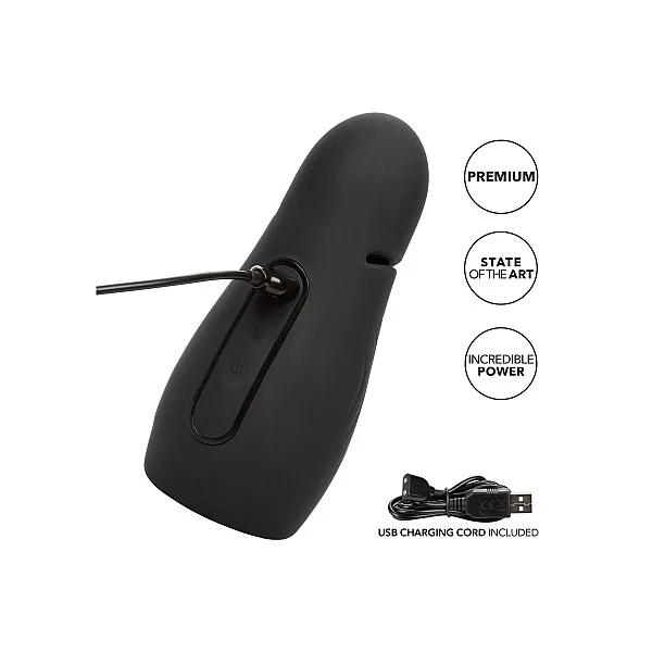 Elite Pro Stroker - Zwart van het merk Optimum Power - Sleeve Masturbators - online kopen bij Masculum.nl. De discrete online seks-toys en erotisch heren ondergoed winkel voor gay & hetero mannen.