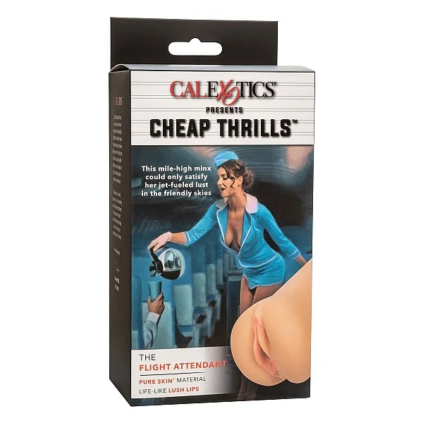 Cheap Thrills Flight Attendant - Lichte huidskleur van het merk Cheap Thrills - Kunst Vagina - online bestellen bij Masculum.nl. De discrete online seks-toys en erotisch heren ondergoed winkel voor gay & hetero mannen.
