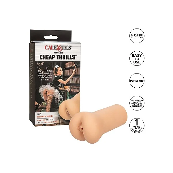 Cheap Thrills The French Maid - Lichte huidskleur van het merk Cheap Thrills - Kunst Vagina - online bestellen bij Masculum.nl. De discrete online seks-toys en erotisch heren ondergoed winkel voor gay & hetero mannen.