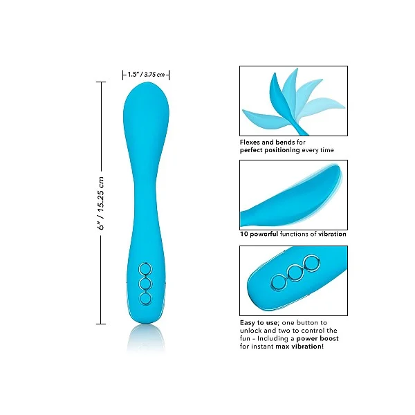 Palm Springs Pleaser - Blauw van het merk California Dreaming - Prostaat Vibrators - online bestellen bij Masculum.nl. De discrete online seks-toys en erotisch heren ondergoed winkel voor gay & hetero mannen.
