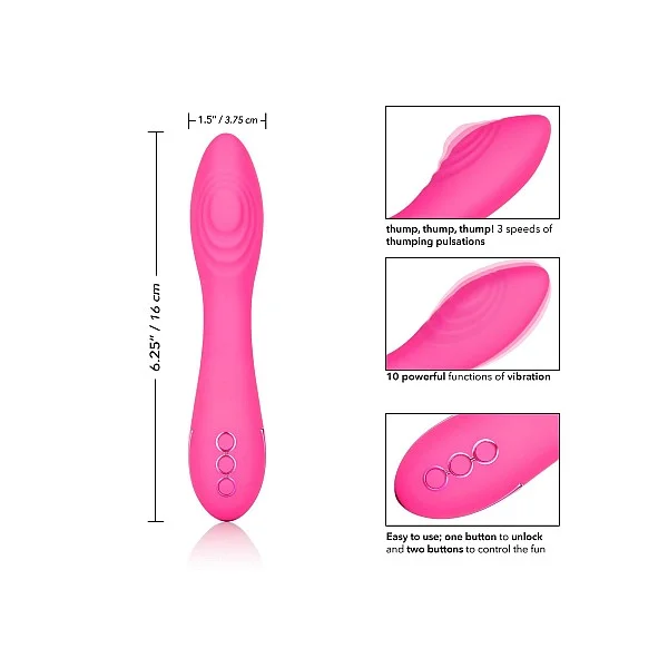 Surf City Centerfold - Roze van het merk California Dreaming - Prostaat Vibrators - online kopen bij Masculum.nl. De discrete online seks-toys en erotisch heren ondergoed winkel voor gay & hetero mannen.