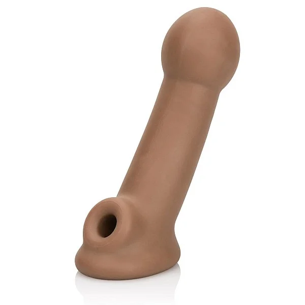 Ultimate Extender - Bruine huidskleur van het merk Extensions - Penis Sleeves - online bestellen bij Masculum.nl. De discrete online seks-toys en erotisch heren ondergoed winkel voor gay & hetero mannen.