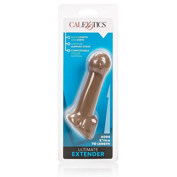 Ultimate Extender - Bruine huidskleur van het merk Extensions - Penis Sleeves - online bestellen bij Masculum.nl. De discrete online seks-toys en erotisch heren ondergoed winkel voor gay & hetero mannen.