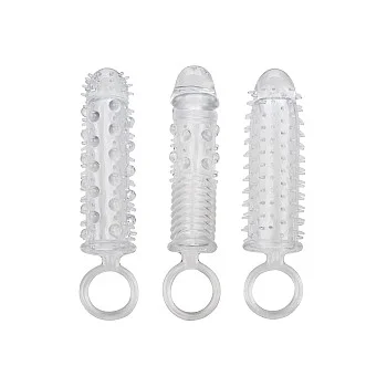 Textured Extension Set 3 Pcs - Transparant