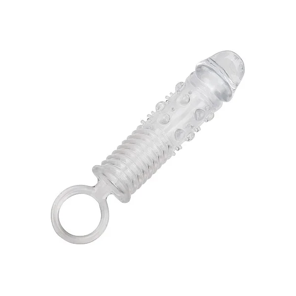 Textured Extension Set 3 Pcs - Transparant van het merk Extensions - Penis Sleeves - online kopen bij Masculum.nl. De discrete online seks-toys en erotisch heren ondergoed winkel voor gay & hetero mannen.