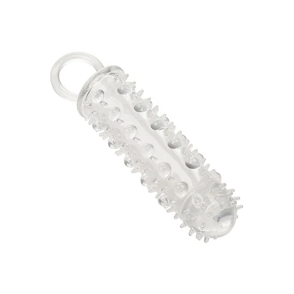 Textured Extension Set 3 Pcs - Transparant van het merk Extensions - Penis Sleeves - online kopen bij Masculum.nl. De discrete online seks-toys en erotisch heren ondergoed winkel voor gay & hetero mannen.