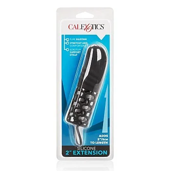 Silicone 5,05 cm Extension - Zwart