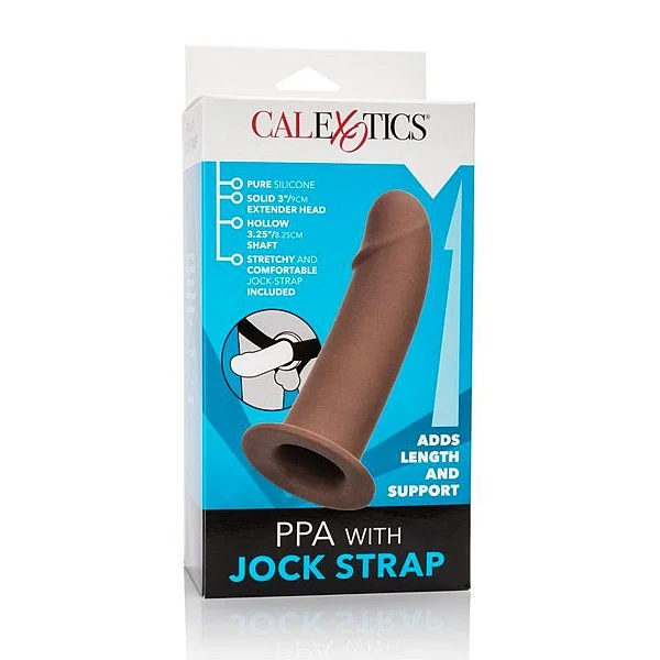 PPA with Jock Strap - Bruine huidskleur van het merk Extensions -  - online kopen bij Masculum.nl. De discrete online seks-toys en erotisch heren ondergoed winkel voor gay & hetero mannen.