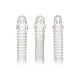3 Piece Extension Kit - Transparant van het merk Extensions - Penis Sleeves - online kopen bij Masculum.nl. De discrete online seks-toys en erotisch heren ondergoed winkel voor gay & hetero mannen.