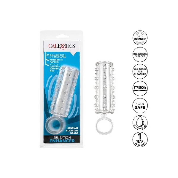 Sensation Enhancer - Transparant van het merk Extensions - Penis Sleeves - online bestellen bij Masculum.nl. De discrete online seks-toys en erotisch heren ondergoed winkel voor gay & hetero mannen.