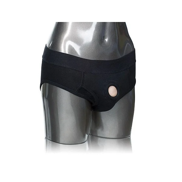 Packer Gear Brief Harness - Zwart van het merk Packer Gear -  - online kopen bij Masculum.nl. De discrete online seks-toys en erotisch heren ondergoed winkel voor gay & hetero mannen.