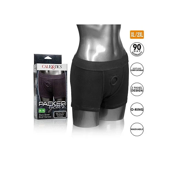 Boxer Brief Harness - Zwart van het merk Packer Gear -  - online kopen bij Masculum.nl. De discrete online seks-toys en erotisch heren ondergoed winkel voor gay & hetero mannen.