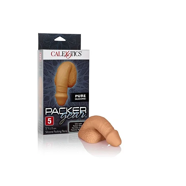5 Inch Silicone Packing Penis - Caramel huidskleur van het merk Packer Gear - Realistische Dildo's - online kopen bij Masculum.nl. De discrete online seks-toys en erotisch heren ondergoed winkel voor gay & hetero mannen.