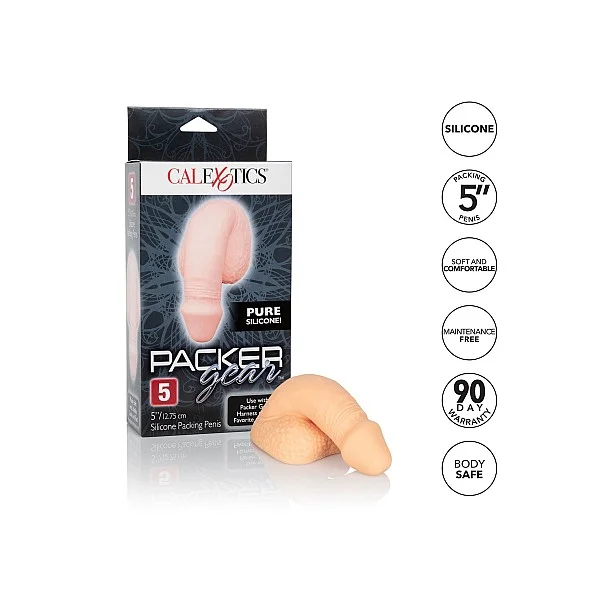 5 Inch Silicone Packing Penis - Lichte huidskleur van het merk Packer Gear - Realistische Dildo's - online kopen bij Masculum.nl. De discrete online seks-toys en erotisch heren ondergoed winkel voor gay & hetero mannen.