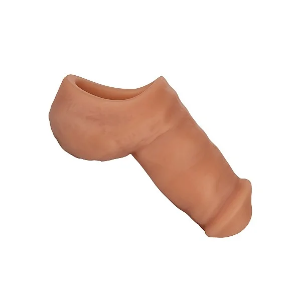 Soft Silicone Stand-To-Pee - Plastuitje - Bruine huidskleur van het merk Packer Gear - Dildo's - online kopen bij Masculum.nl. De discrete online seks-toys en erotisch heren ondergoed winkel voor gay & hetero mannen.