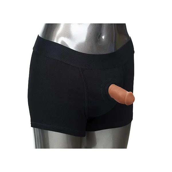Soft Silicone Stand-To-Pee - Plastuitje - Bruine huidskleur van het merk Packer Gear - Dildo's - online kopen bij Masculum.nl. De discrete online seks-toys en erotisch heren ondergoed winkel voor gay & hetero mannen.