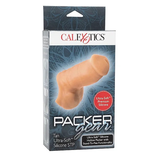 Soft Silicone Stand-To-Pee - Plastuitje - Caramel huidskleur van het merk Packer Gear - Dildo's - online bestellen bij Masculum.nl. De discrete online seks-toys en erotisch heren ondergoed winkel voor gay & hetero mannen.