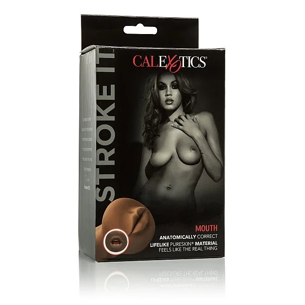 Stroke It Mouth - Bruine huidskleur van het merk Stroke It - Blowjob Simulators - online kopen bij Masculum.nl. De discrete online seks-toys en erotisch heren ondergoed winkel voor gay & hetero mannen.