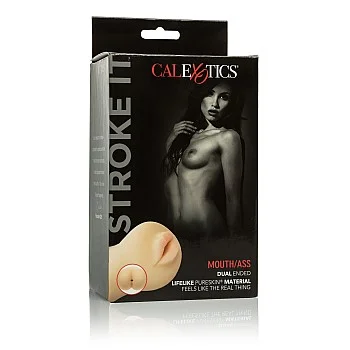 Stroke It Mouth/Ass - Lichte huidskleur