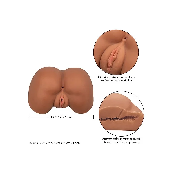 Stroke It Life size Ass - Bruine huidskleur van het merk Stroke It - Masturbators - online kopen bij Masculum.nl. De discrete online seks-toys en erotisch heren ondergoed winkel voor gay & hetero mannen.