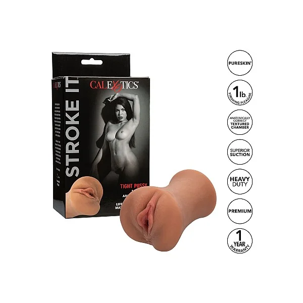 Stroke It Tight Pussy - Bruine huidskleur van het merk Stroke It - Kunst Vagina - online bestellen bij Masculum.nl. De discrete online seks-toys en erotisch heren ondergoed winkel voor gay & hetero mannen.