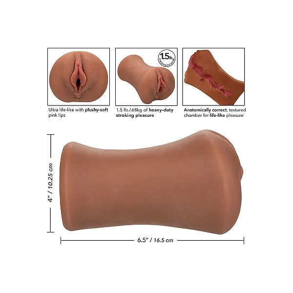 Stroke It Juicy Pussy - Bruine huidskleur van het merk Stroke It - Kunst Vagina - online bestellen bij Masculum.nl. De discrete online seks-toys en erotisch heren ondergoed winkel voor gay & hetero mannen.