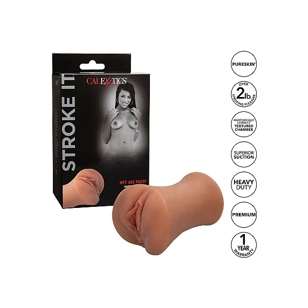 Stroke It Wet Ass Pussy - Bruine huidskleur van het merk Stroke It - Kunst Vagina - online kopen bij Masculum.nl. De discrete online seks-toys en erotisch heren ondergoed winkel voor gay & hetero mannen.