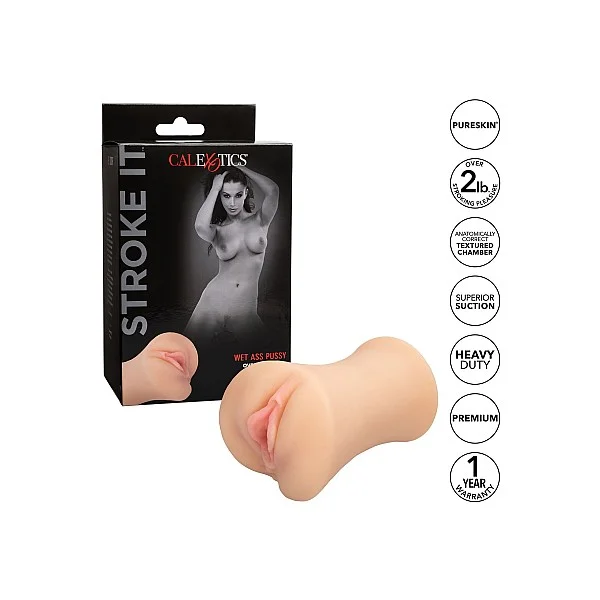 Stroke It Wet Ass Pussy - Lichte huidskleur van het merk Stroke It - Kunst Vagina - online kopen bij Masculum.nl. De discrete online seks-toys en erotisch heren ondergoed winkel voor gay & hetero mannen.