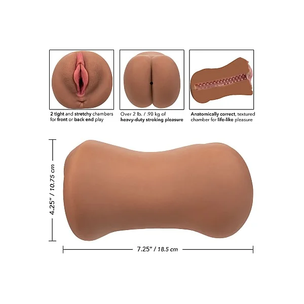 Stroke It Dual Entry Pussy Ass - Bruine huidskleur van het merk Stroke It - Kunst Vagina - online kopen bij Masculum.nl. De discrete online seks-toys en erotisch heren ondergoed winkel voor gay & hetero mannen.