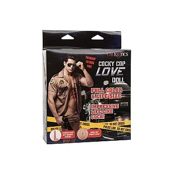 Cocky Cop Love Doll - Lichte huidskleur