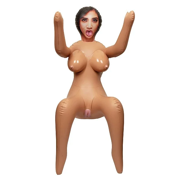 Back Door Babe Love Doll - Caramel huidskleur van het merk Love Dolls - Opblaaspoppen - online kopen bij Masculum.nl. De discrete online seks-toys en erotisch heren ondergoed winkel voor gay & hetero mannen.