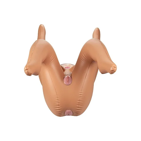 Back Door Babe Love Doll - Caramel huidskleur van het merk Love Dolls - Opblaaspoppen - online kopen bij Masculum.nl. De discrete online seks-toys en erotisch heren ondergoed winkel voor gay & hetero mannen.