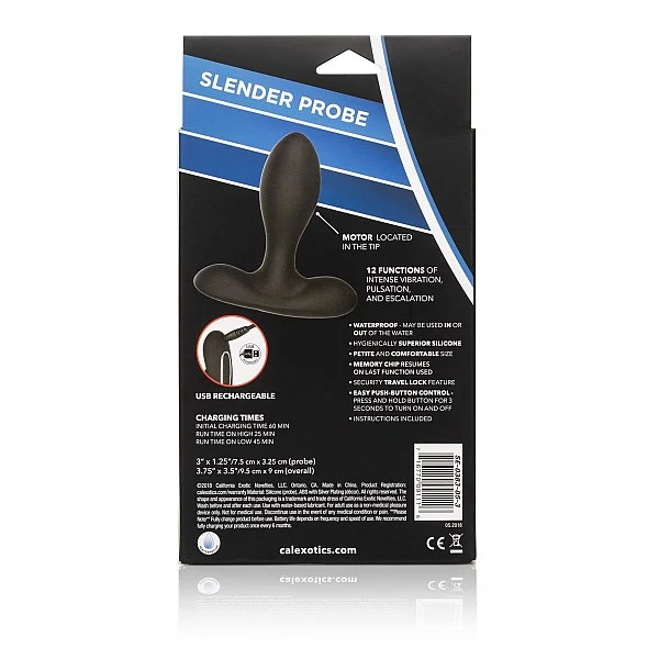 Eclipse Slender Probe - Zwart van het merk Eclipse - Buttplugs - online kopen bij Masculum.nl. De discrete online seks-toys en erotisch heren ondergoed winkel voor gay & hetero mannen.