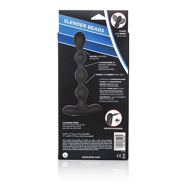 Eclipse Slender Beads - Zwart van het merk Eclipse - Anale Kralen - online kopen bij Masculum.nl. De discrete online seks-toys en erotisch heren ondergoed winkel voor gay & hetero mannen.