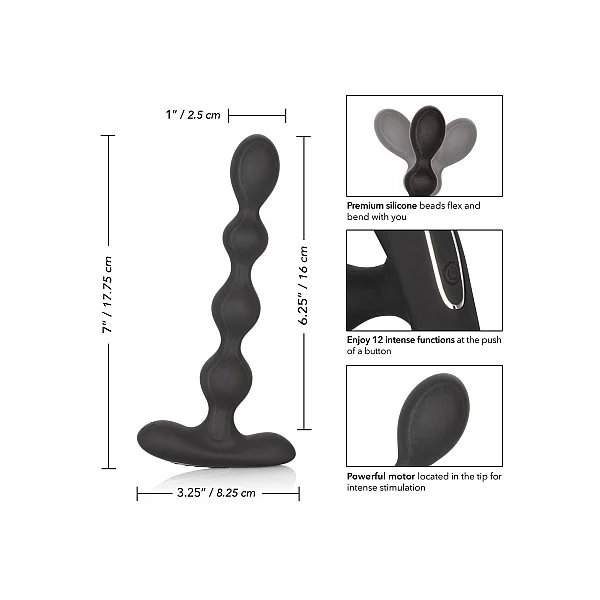Eclipse Slender Beads - Zwart van het merk Eclipse - Anale Kralen - online kopen bij Masculum.nl. De discrete online seks-toys en erotisch heren ondergoed winkel voor gay & hetero mannen.