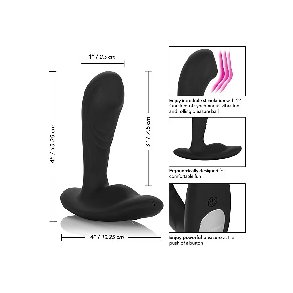 Eclipse Roller Ball Probe - Zwart van het merk Eclipse - Anaal Dildo's - online bestellen bij Masculum.nl. De discrete online seks-toys en erotisch heren ondergoed winkel voor gay & hetero mannen.