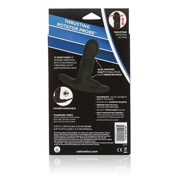 Eclipse Thrusting Probe - Zwart van het merk Eclipse - Anaal Dildo's - online kopen bij Masculum.nl. De discrete online seks-toys en erotisch heren ondergoed winkel voor gay & hetero mannen.
