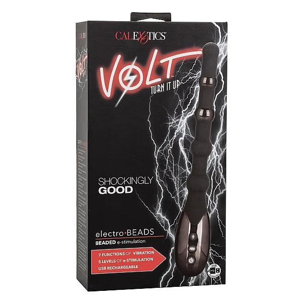 Volt Electro Beads - Zwart van het merk Volt - Electrosex Toys - online bestellen bij Masculum.nl. De discrete online seks-toys en erotisch heren ondergoed winkel voor gay & hetero mannen.