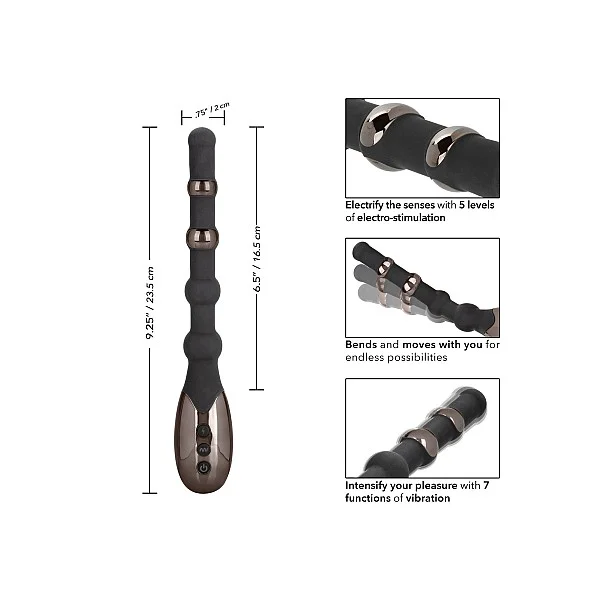 Volt Electro Beads - Zwart van het merk Volt - Electrosex Toys - online bestellen bij Masculum.nl. De discrete online seks-toys en erotisch heren ondergoed winkel voor gay & hetero mannen.