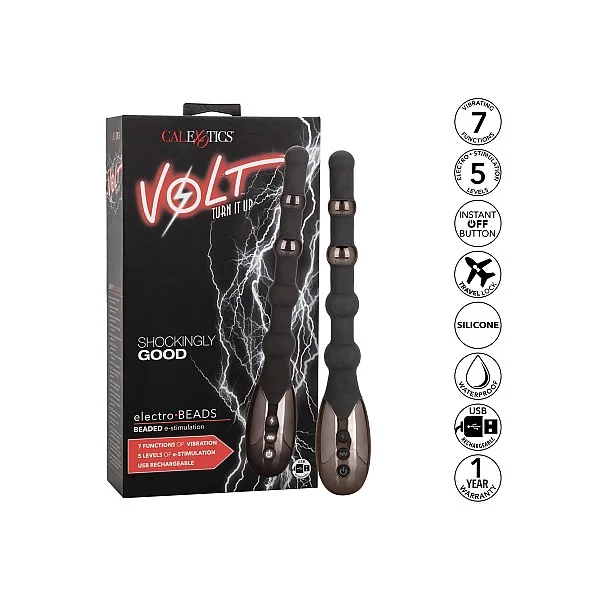 Volt Electro Beads - Zwart van het merk Volt - Electrosex Toys - online bestellen bij Masculum.nl. De discrete online seks-toys en erotisch heren ondergoed winkel voor gay & hetero mannen.