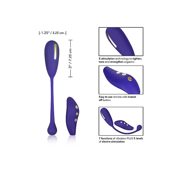 Estim Remote Kegel Exerciser - Blauw van het merk Impulse - Electrosex Toys - online bestellen bij Masculum.nl. De discrete online seks-toys en erotisch heren ondergoed winkel voor gay & hetero mannen.