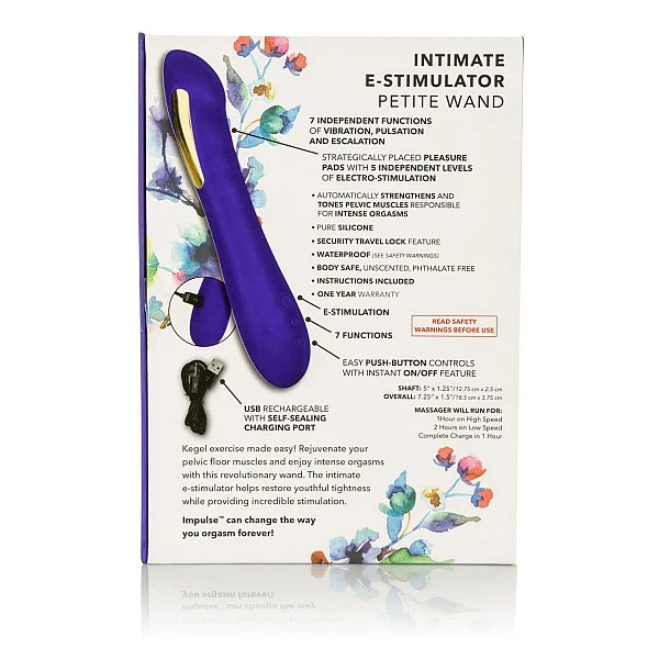Estim Petite Wand - Blauw van het merk Impulse - Electrosex Toys - online bestellen bij Masculum.nl. De discrete online seks-toys en erotisch heren ondergoed winkel voor gay & hetero mannen.