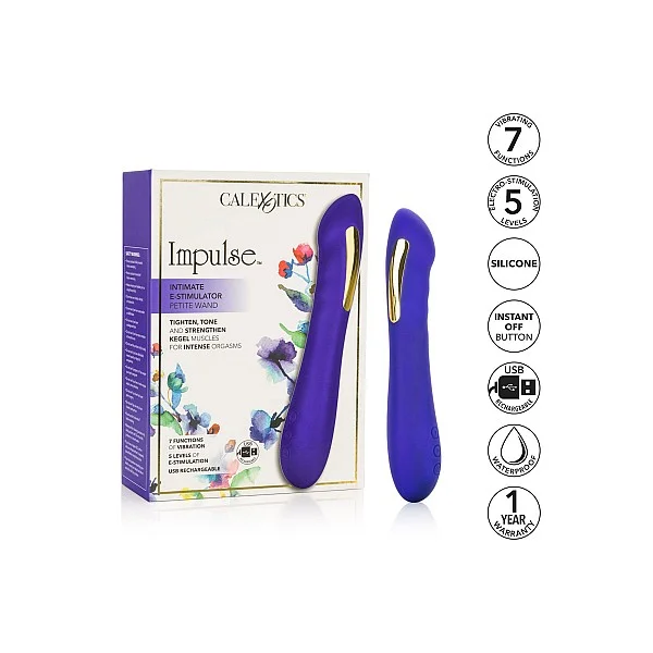 Estim Petite Wand - Blauw van het merk Impulse - Electrosex Toys - online bestellen bij Masculum.nl. De discrete online seks-toys en erotisch heren ondergoed winkel voor gay & hetero mannen.